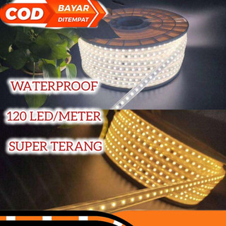 Lampu Led Strip Selang 2835 120led Smd AC Indoor Outdoor / Led Selang 2835 120 Led 100 Meter Super Terang