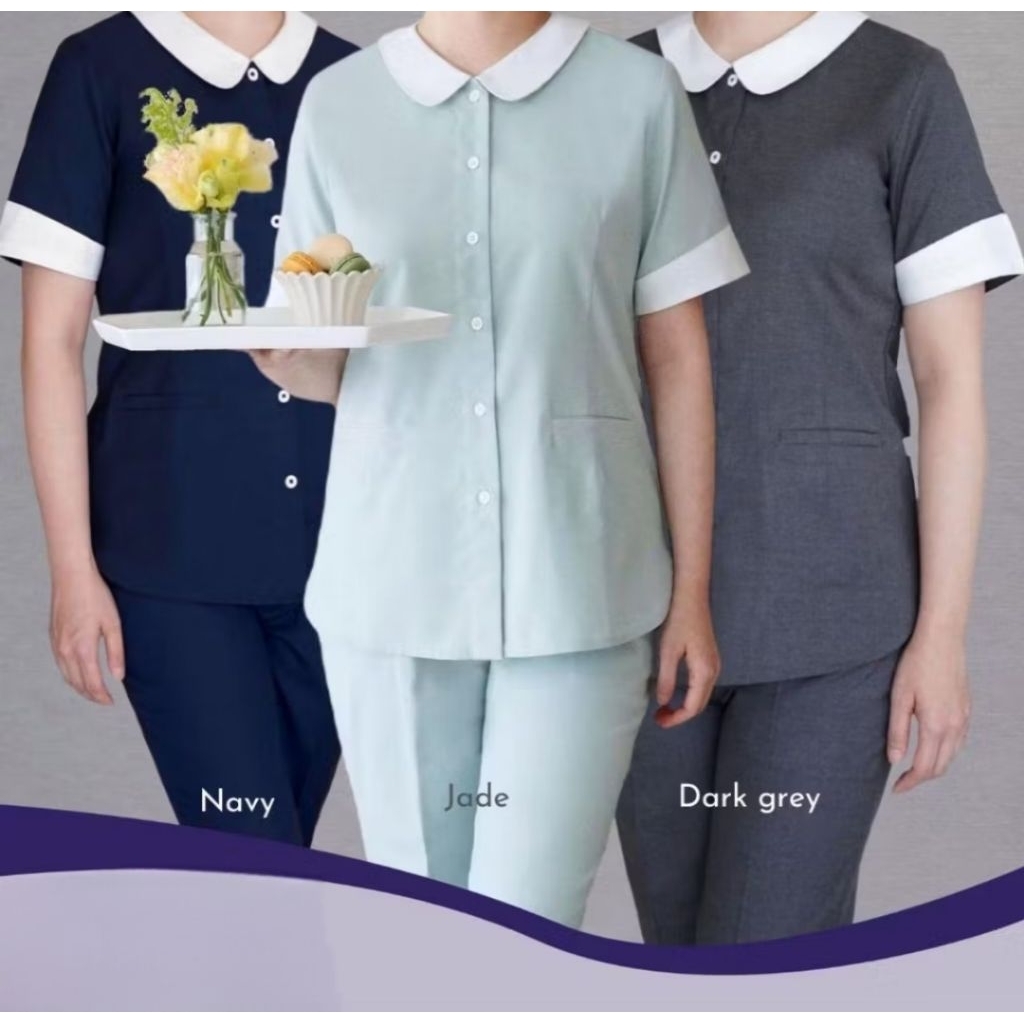 VINTAGE COLLAR - NURSE UNIFORM WORK CLOTHES SUIT NURSE SUIT Nurse / Nurse / Babysitter Uniform