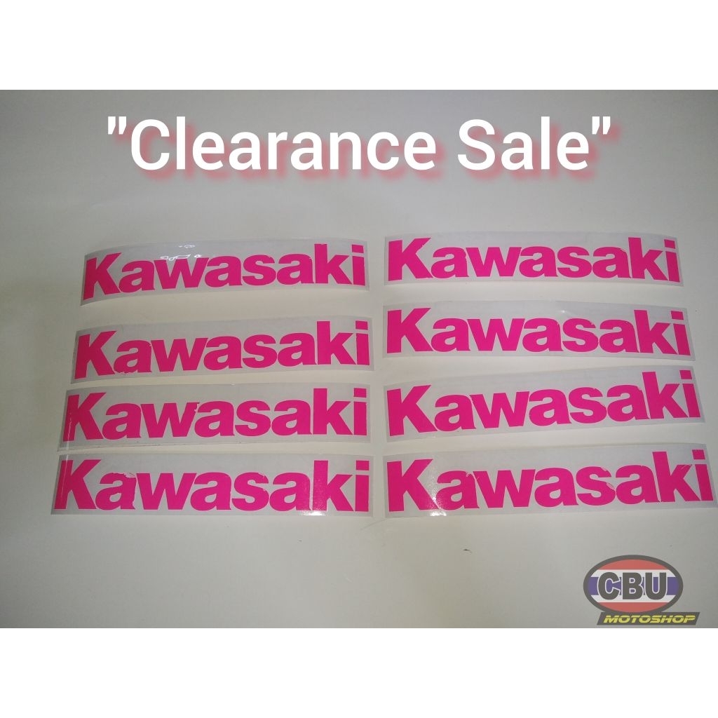 Reject สติกเกอร์กระจกกระจก Visor Fairing Hood Ninja 150 Kr150Sp Kr150Se Kr150 Turbomag Ssr สีชมพู St