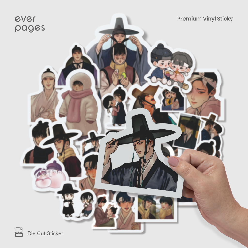 (25 ชิ้น) Manhwa Painter of the Night สติ๊กเกอร์กันน้ํา - สําหรับ HP, แล็ปท็อป, หนังสือ, Tumblr