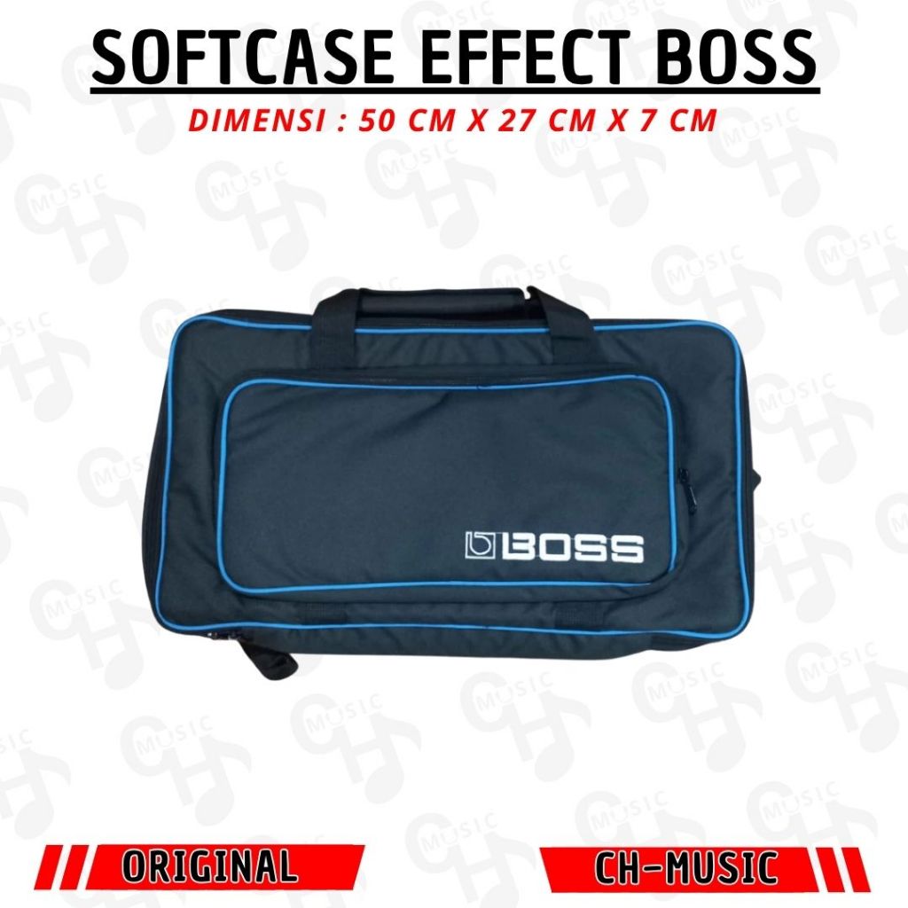 Softcase Gigbag Boss Thick Foam Effect Backpack Softcase Boss Foam Effect