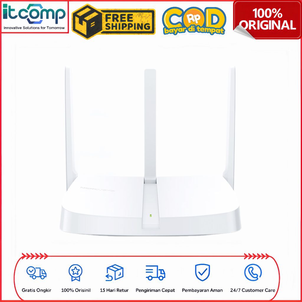 เราเตอร์ Mercusys MW306R 300Mbps Wi-Fi 5 Fast Multi Mode