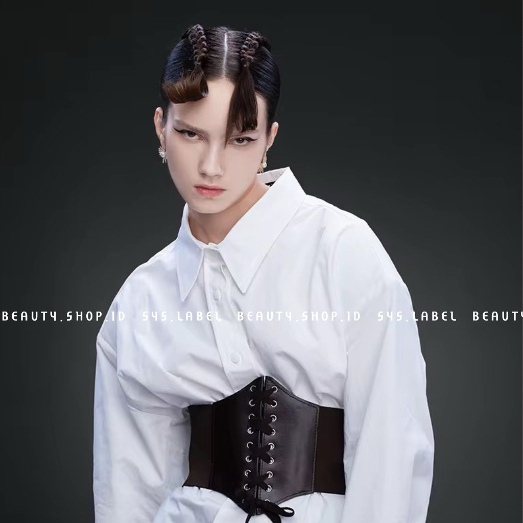 [SYS.LABEL] GUUDIA CORSET - ชุดคอเข็มขัดผู้หญิงพร้อมหัวเข็มขัด BOBI SIZE FASHION RETRO