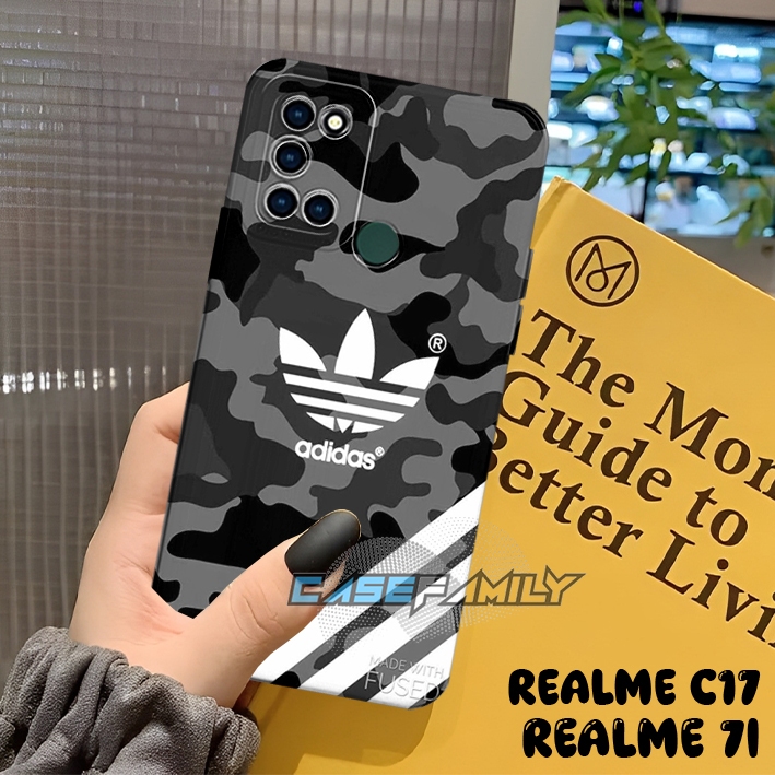 Softcase Pro Camera Realme C17 / 7i - adid4s motif สุดเจ๋งล่าสุด เคสหรูหรา เคสยืดหยุ่น