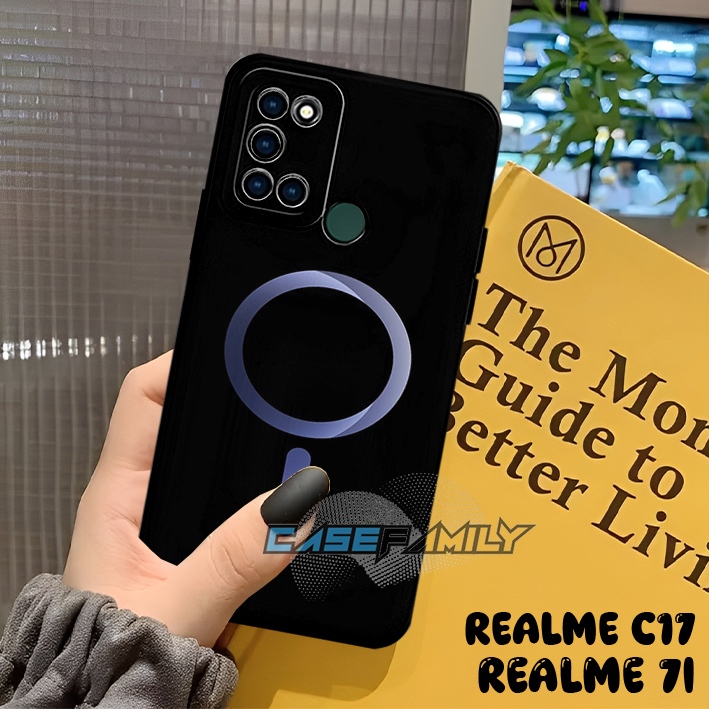Realme C17 / 7i Casing - โมติฟโลโก้ iph0nee รอบล่าสุดสุดเท่ชั่วคราว เคสหรูหรา ปลอกยืดหยุ่น