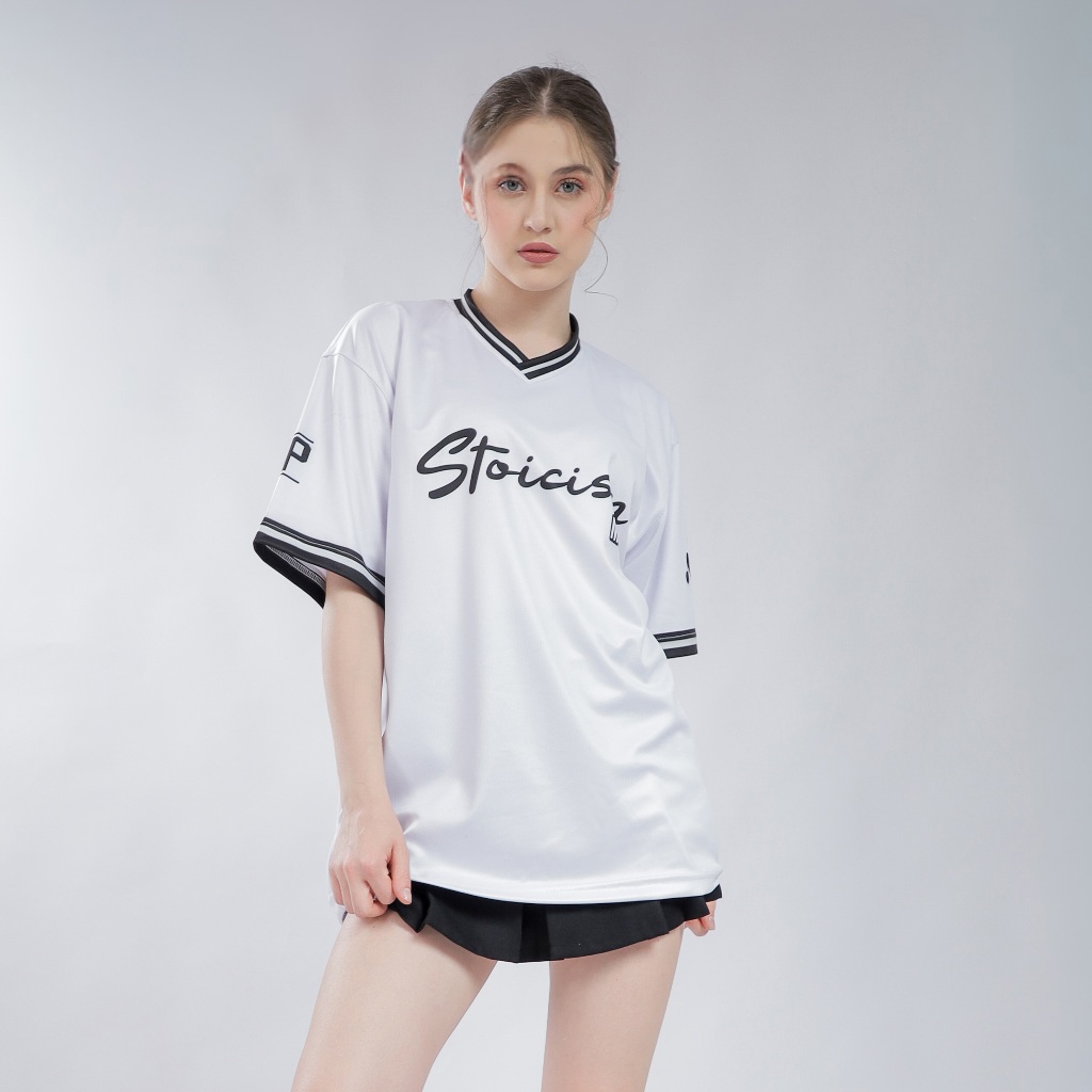 MGHT- Boxy Oversize Jersey Over size Sports Plain Stoicism dryfit วัสดุผู้ชายผู้หญิง