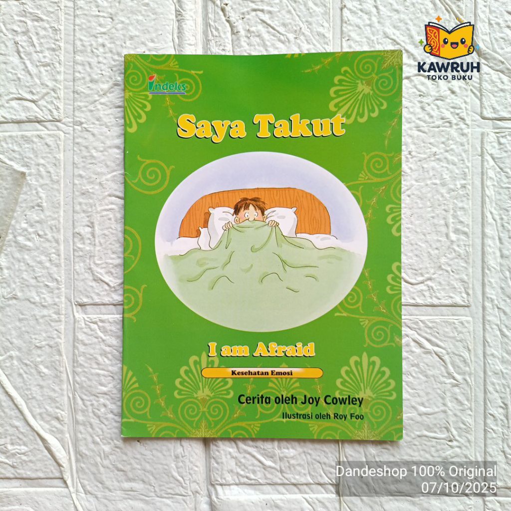 SAYA I Am Afraid (I Am Afraid) สุขภาพอารมณ์ โดย Joy Cowley, Roy Foo - หนังสือนิทานสําหรับเด็ก