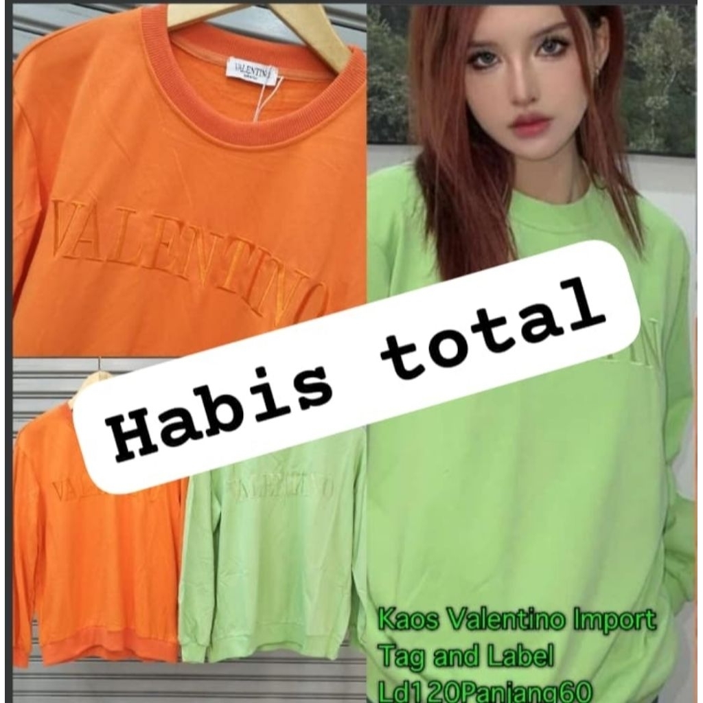 VLTN เสื้อผู้หญิงทําจากวัสดุเสื้อยืดนําเข้า