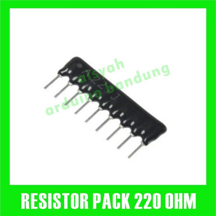 R-pack Resistor Pack Array Network Respack Rpack 9P 220 Ohm 9 pin 221