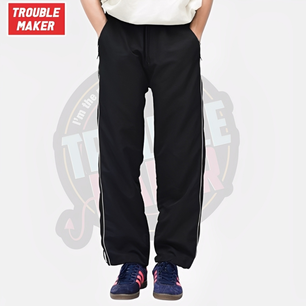 Buggy Trackpants กางเกงขายาว กางเกงวอร์มร่มชูชีพสําหรับผู้ชาย/ผู้หญิง