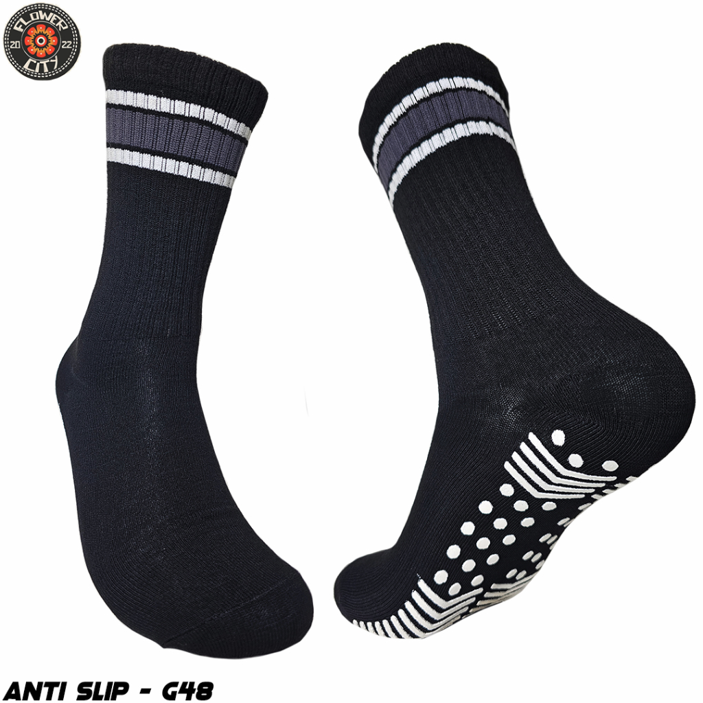 ถุงเท้ากันลื่น - ถุงเท้ากันลื่น - ลายทาง - G48 - Flower.City