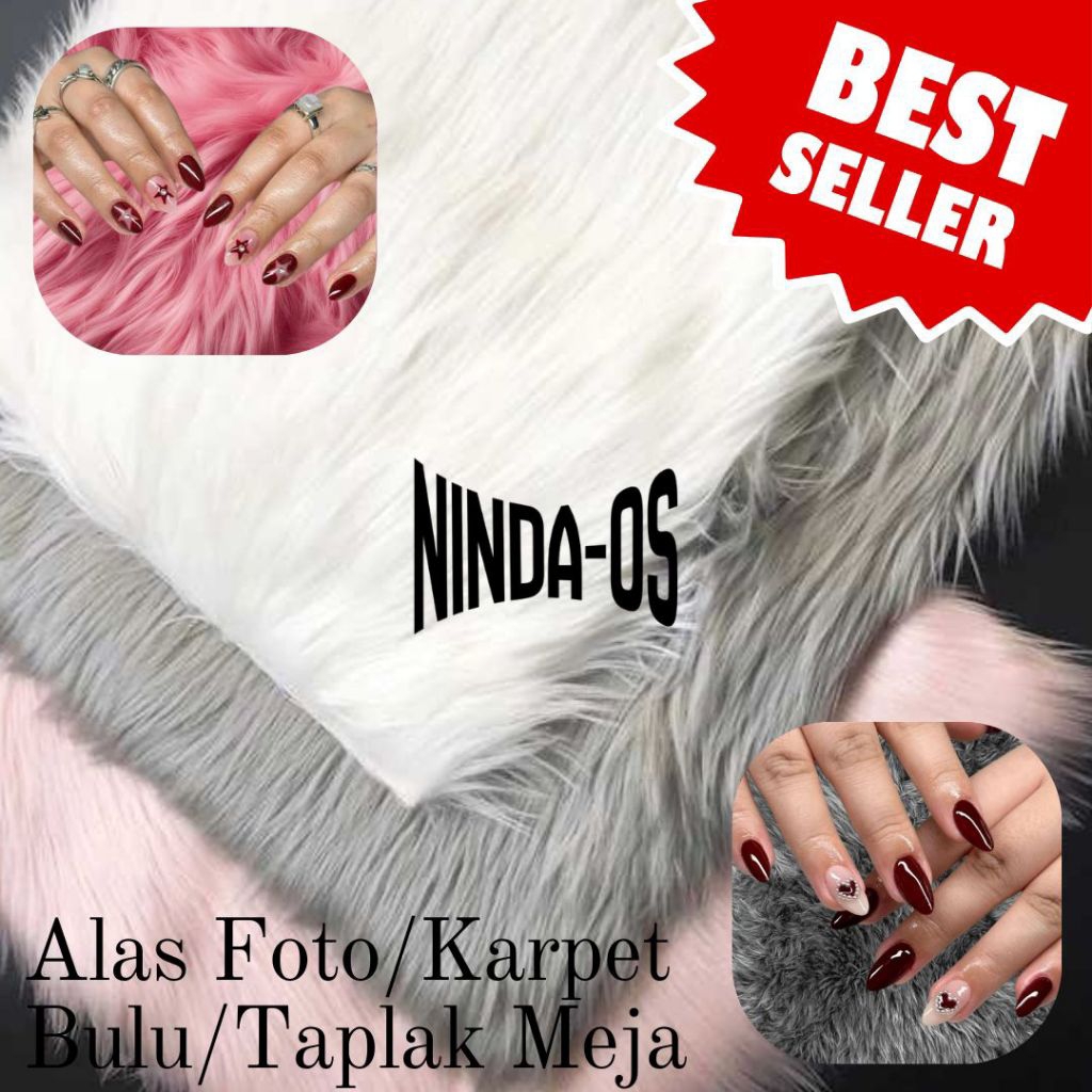 HENNA PHOTO BASE และเล็บ ART SQUARE เล็บภาพ PHOTO BACKGROUND KOREAN FUR สินค้า PHOTO BASE AESTHETIC 