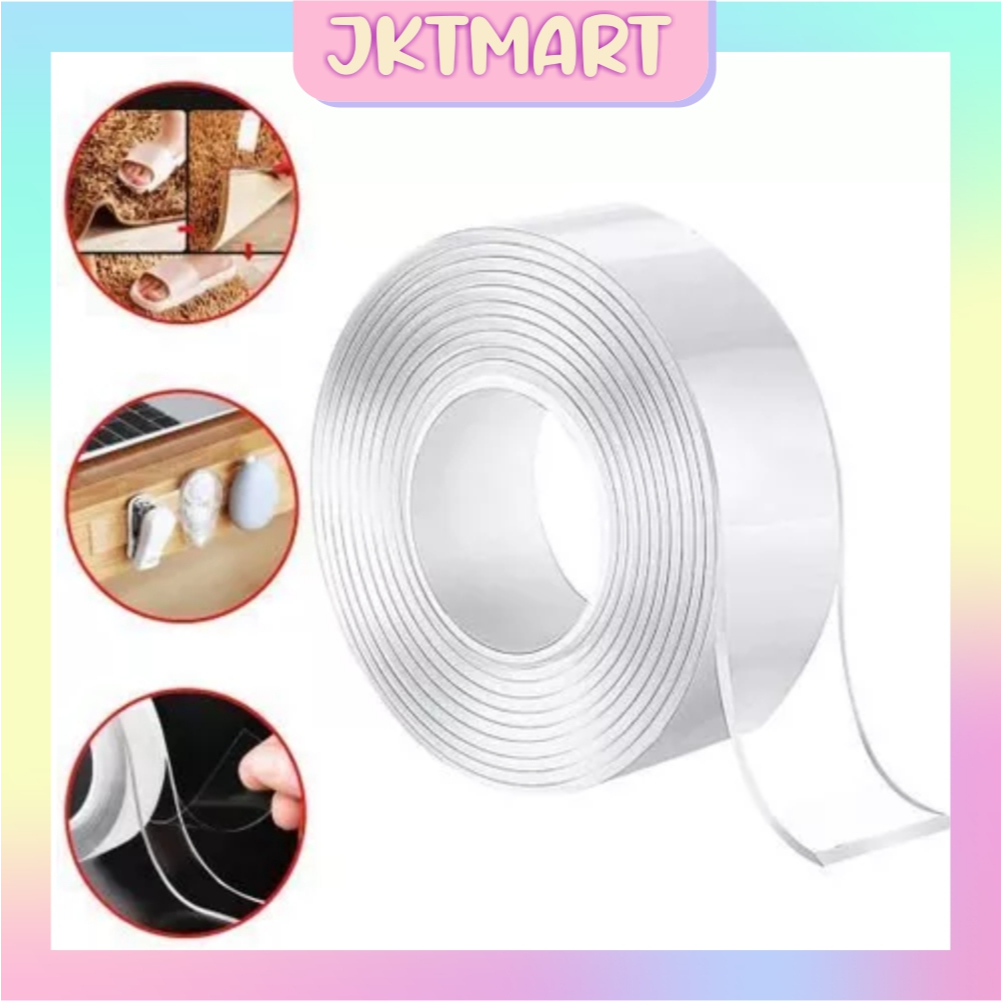 JKTMART Double Tape Super/Nano double tape/Clear 2 ด้าน Super Strong Insulation Without Marks R555