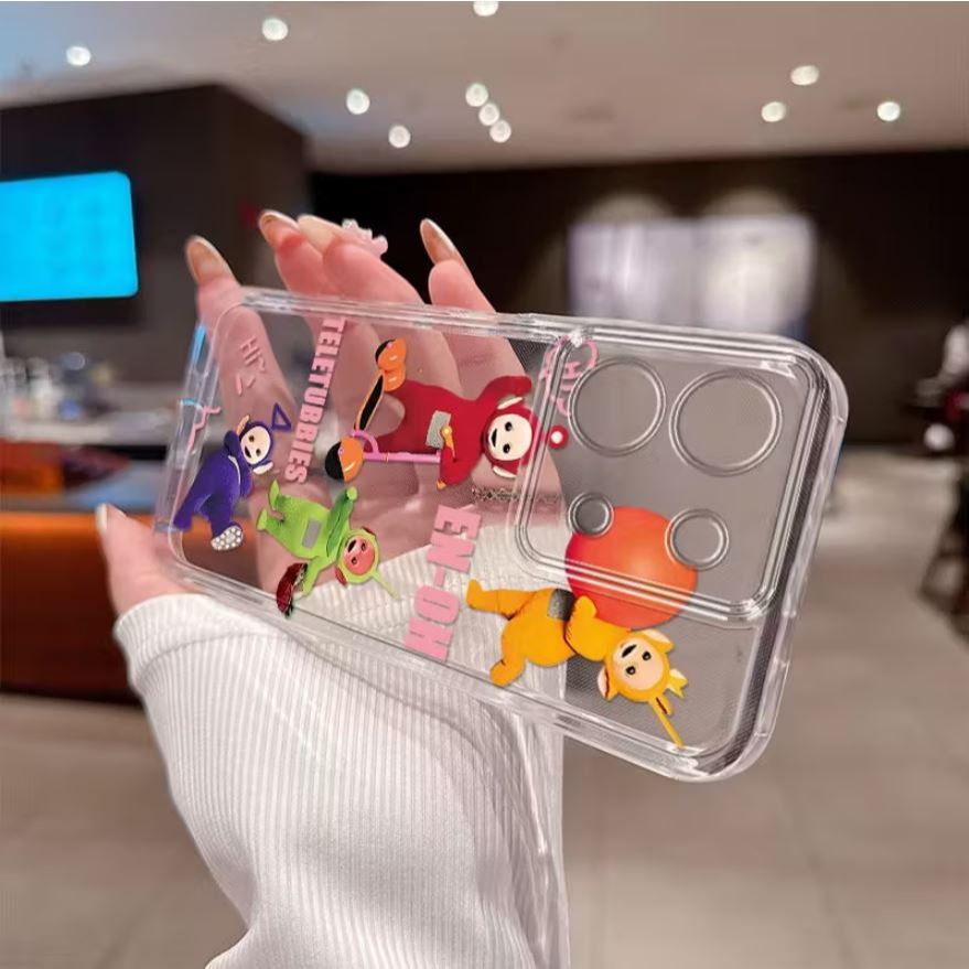 เคส TPU โปร่งใส MOTIFTELLETUBBIES SUITABLE สําหรับ Mi10T/Mi10T Mi11 LITE/PRO/Mi13T/13T PRO/6A/8/8A P