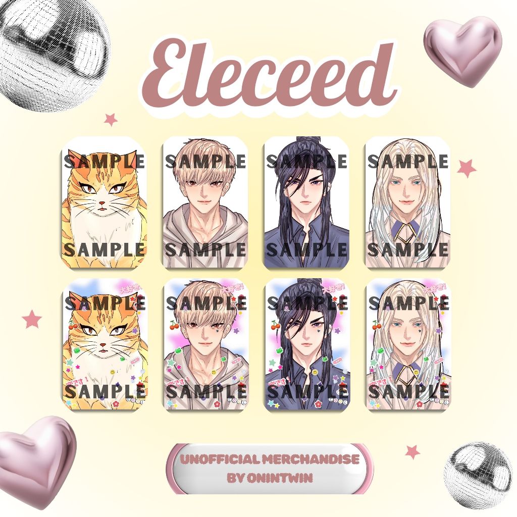 GANTUNGAN คอลเลกชันอย่างเป็นทางการ Photocard ELECEED/ JIWOO Photocard/ PC KAYDEN/ พวงกุญแจ ELECED/ พ