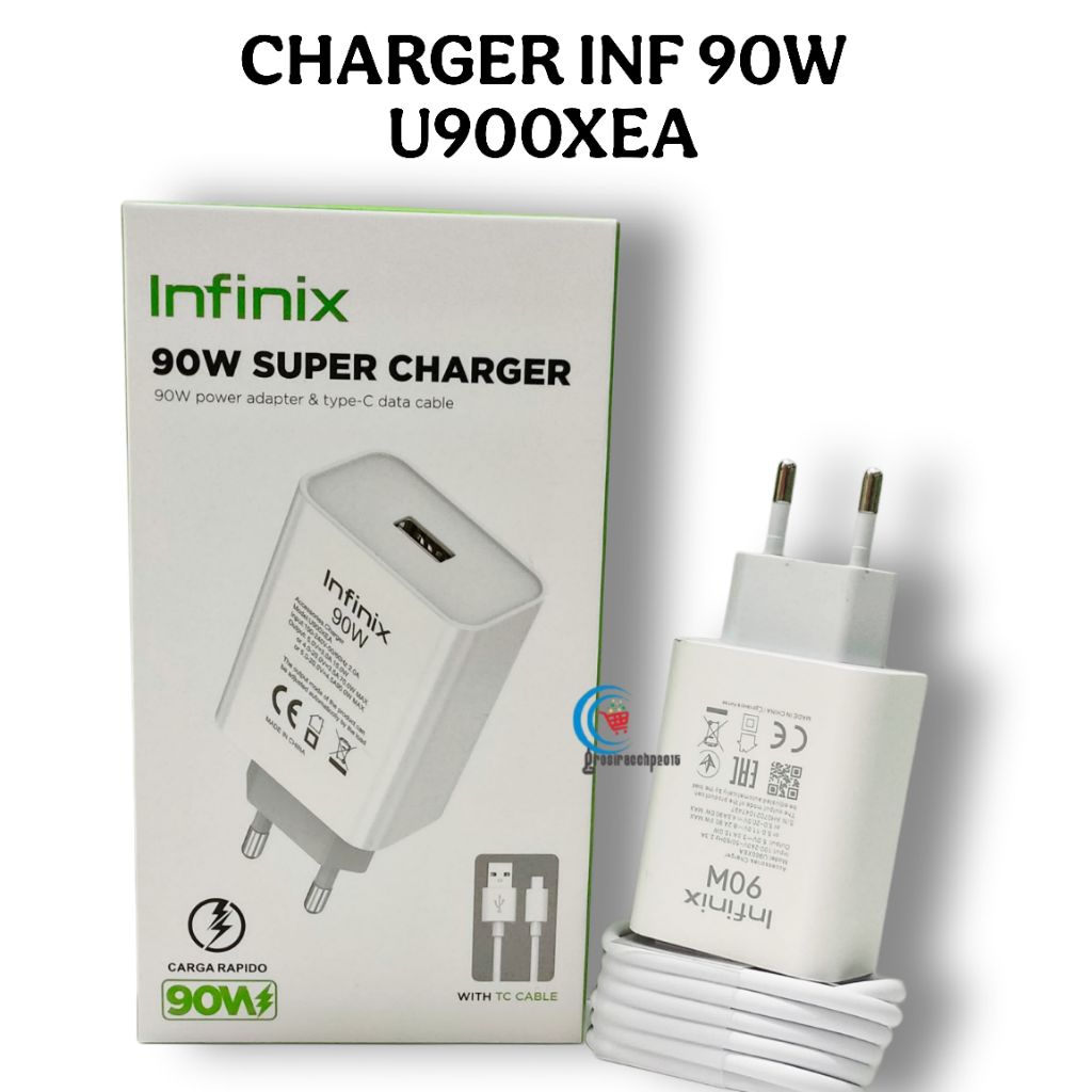 INFINIX 90W SUPER FAST CHARGER TYPE C CABLE สําหรับ INFINIX NOTE 50 PRO รับประกัน 1 เดือน