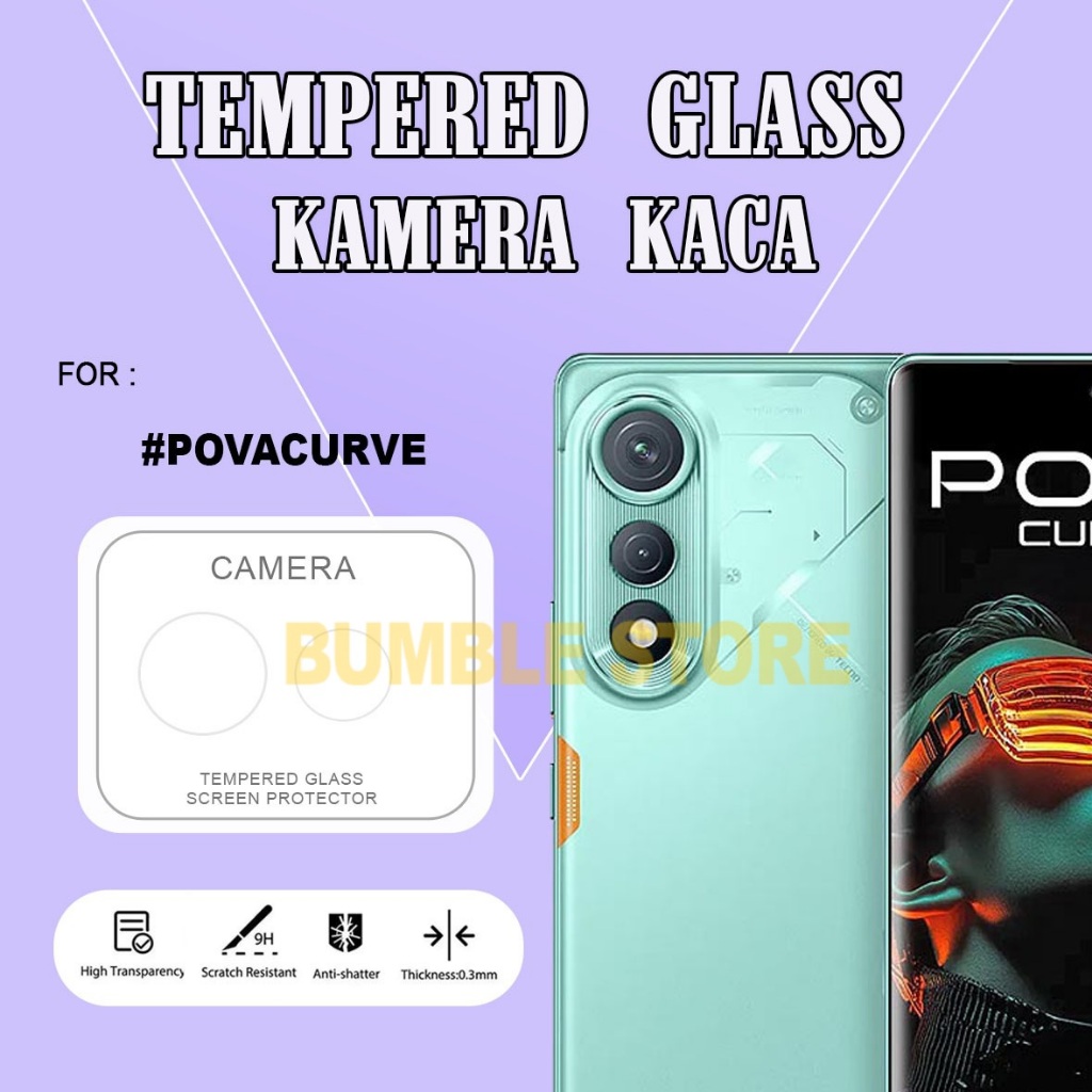 กล้องป้องกันรอยขีดข่วน Tecno Pova Curve 5G Tecno Pova 7 4G Tecno Pova 7 5G Tecno Pova 7 Ultra กล้องก