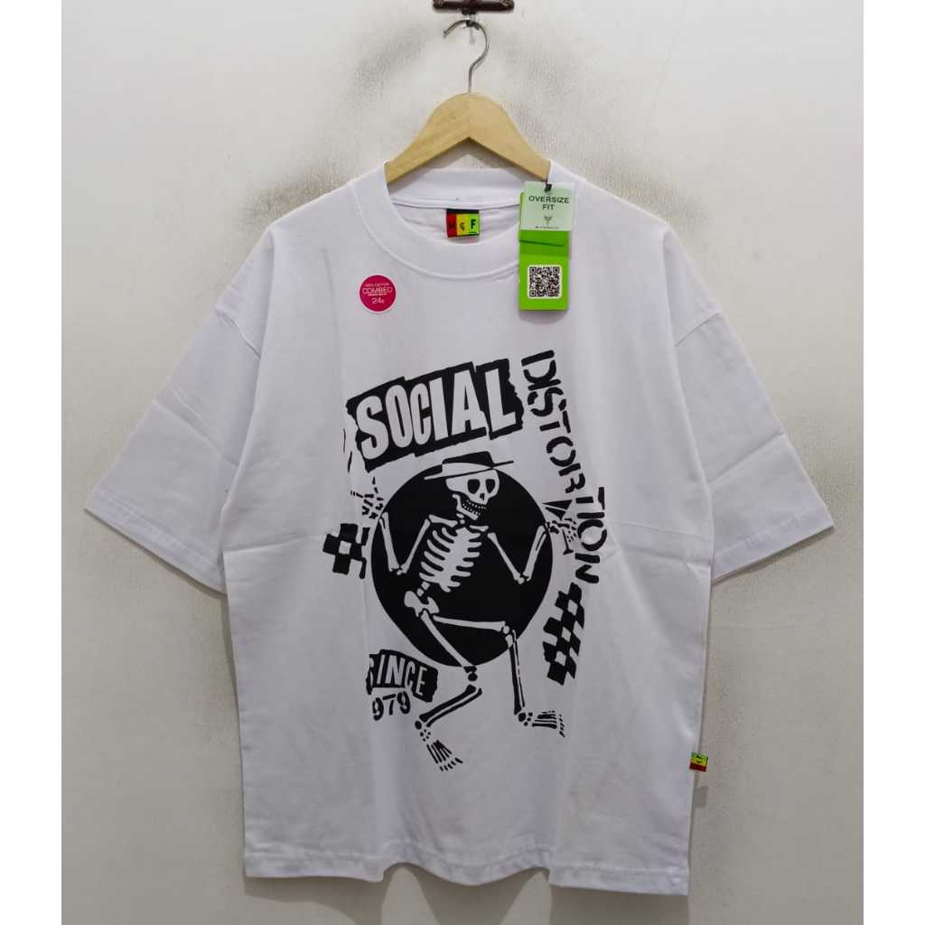เสื้อยืด Oversize Social Distortion 24s Mc.F Supply co