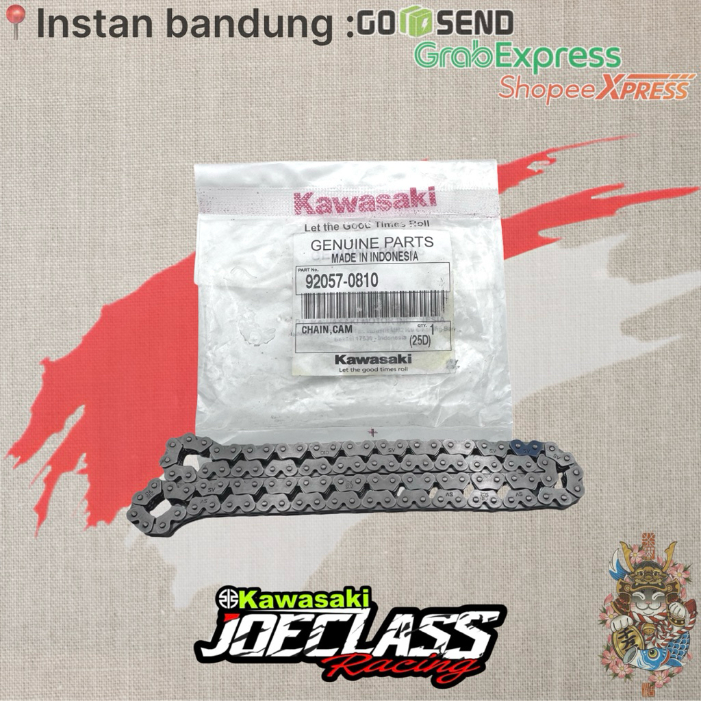 (0810) โซ่ Cam W175 ^ โซ่ Keteng Kamprat Tensioner W 175 S Se Cafe TR Original Kawasaki 100% KGP KMI