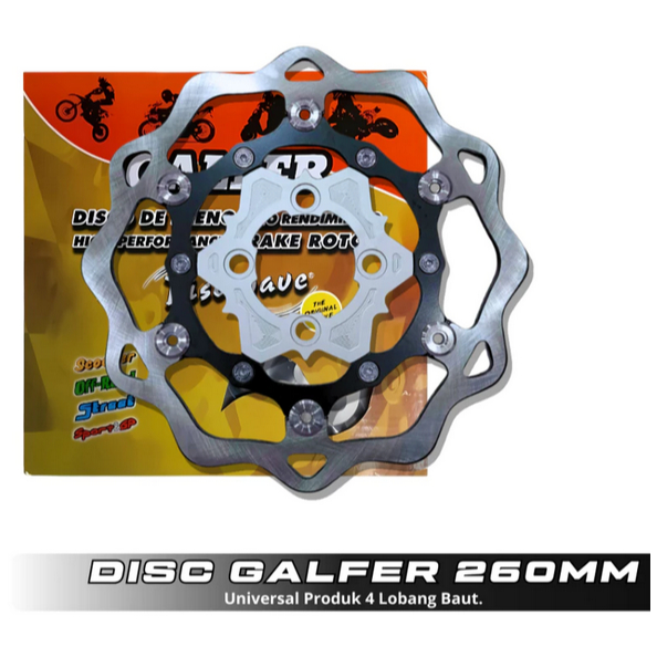 Galfer Disc 260mm Floating Vario Scoopy Mio || Disc Galfer 260mm Floating สําหรับ Honda Yamaha