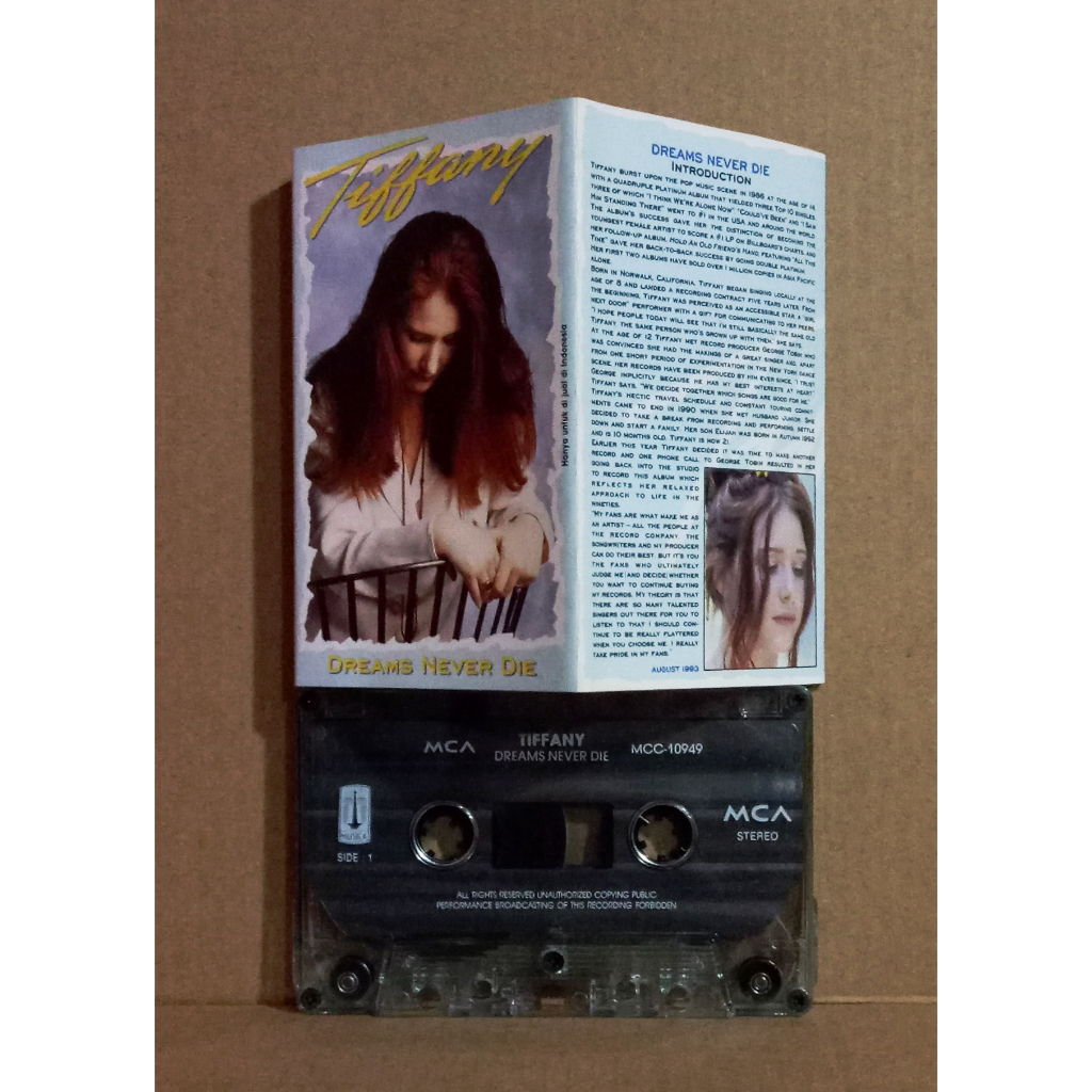 TIFFANY - DREAMS NEVER DIE - เทปคาสเซ็ต