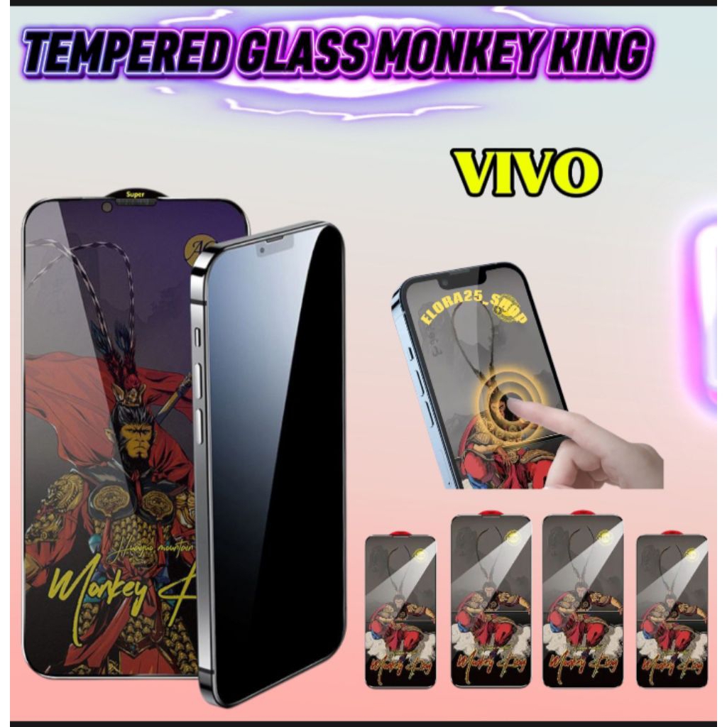 กระจกนิรภัย Monkey King Anti Spy Vivo Y01 Y01a Y02 Y02s Y02t Y03 Y03t Y04 Y05 Y06 Y7s Y9s Y11 Y11s Y