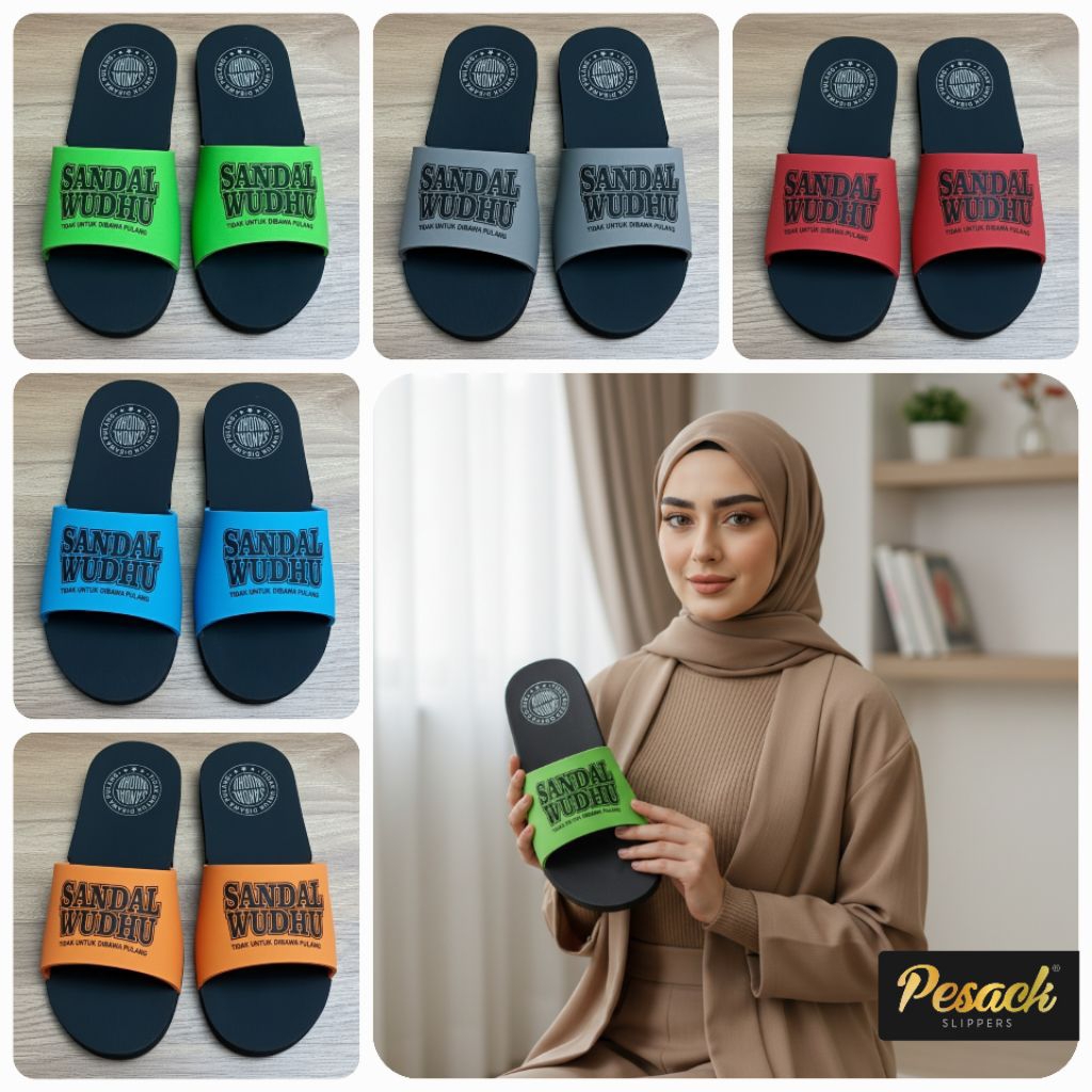 10 คู่ฟรี Tote Bag SANDAL LEMP SANDAL WUDHU SANDAL MUSHOLLA SANDAL