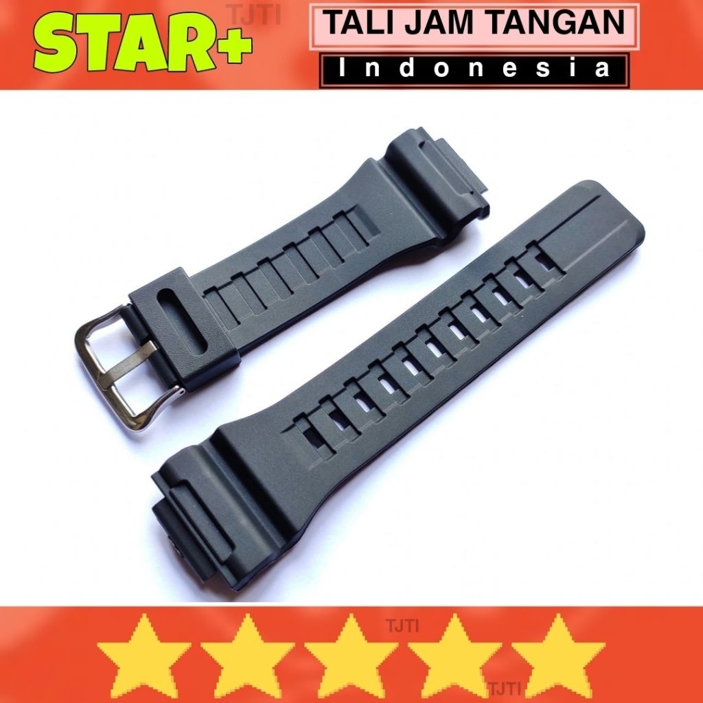 Casio W-735 W 735H W735h หลังการขายสายนาฬิกาสีดํา