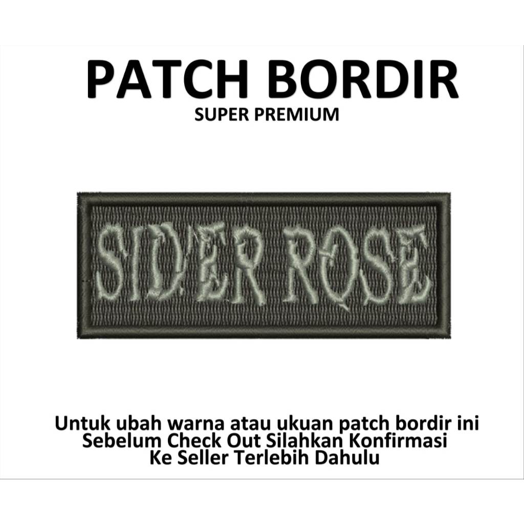 สัญลักษณ์แพทช์ปัก SIDER ROSE - IBP