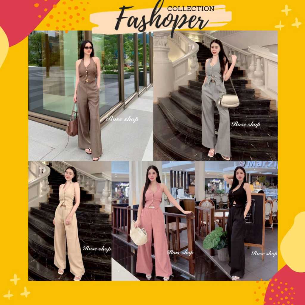 ชุดกางเกงผู้หญิง Bangkok - Jollyn Set