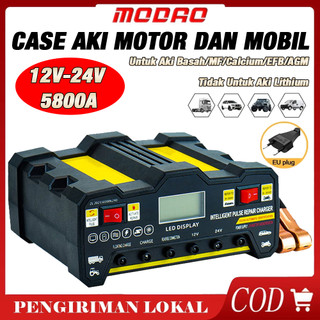 Charger Aki Mobil Motor 12V/24V 5800A Charger Aki Otomatis / Case Aki / Aki Charger / Casing Aki / Case Aki Motor Dan Mobil