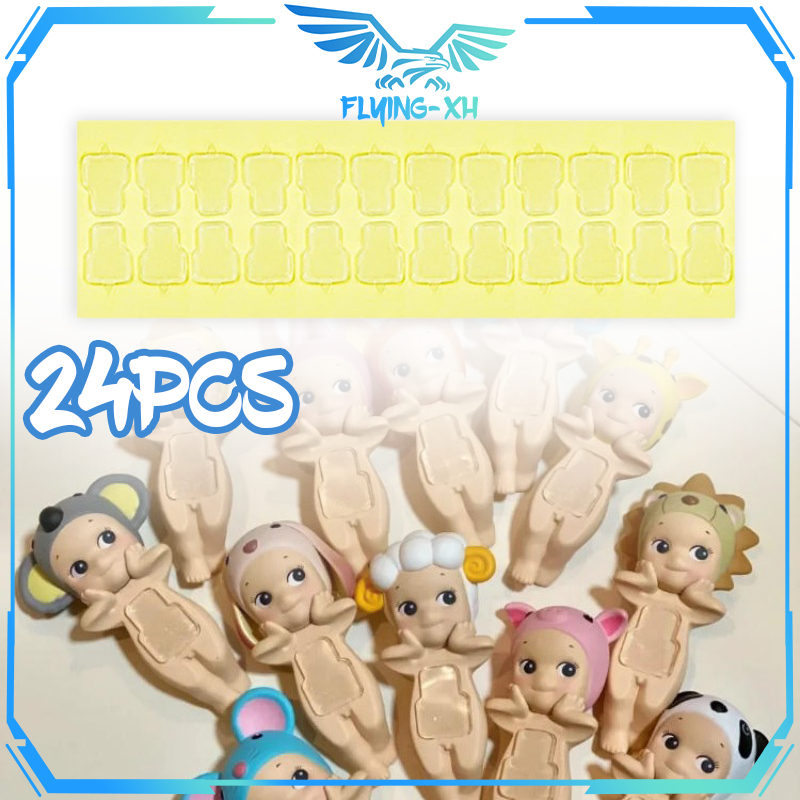 24 ชิ้นกาว Hippers Mofusand Universal Sonny Angel เทปเทปกาวที่แข็งแกร่ง Hippers