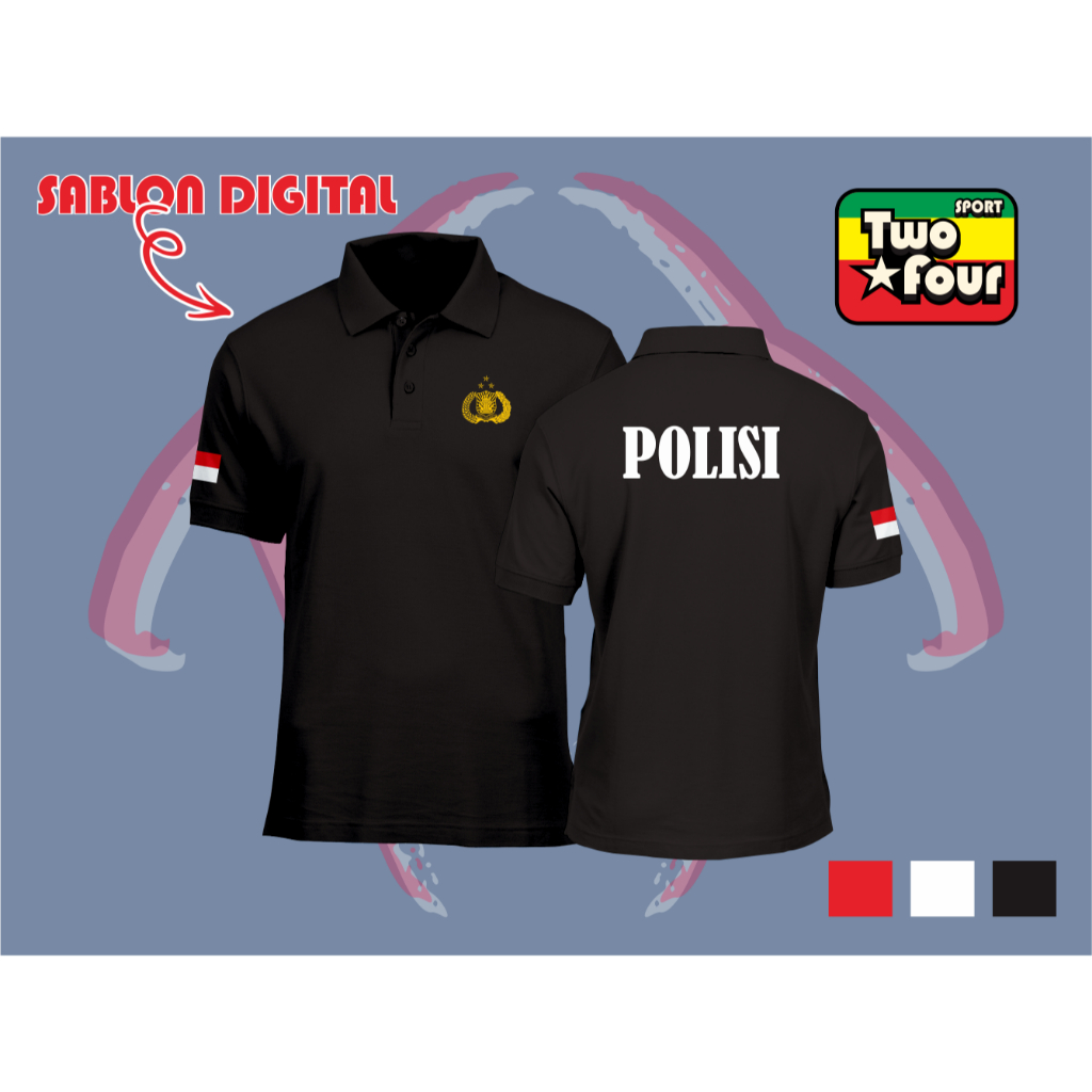 POLICE POLO SHIRT - POLICE CLOTHES - เสื้อยืดตํารวจสามารถปรับแต่งได้