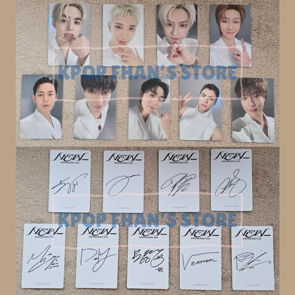 Seventeen NEW_ World Tour - การ์ดรูปถ่าย