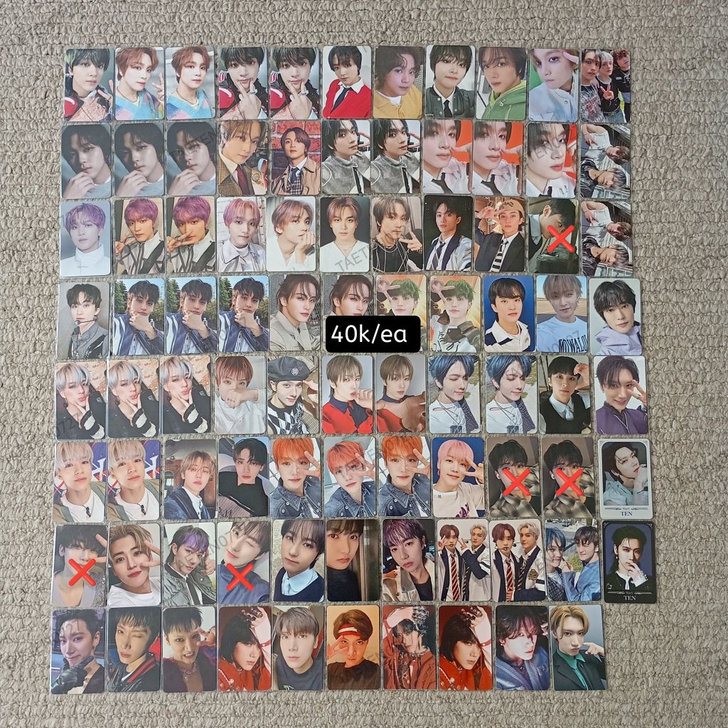 Johnny taeyong yuta doyoung kun ten jaehyun jungwoo mark haechan jeno jaemin renjun xiaojun hendery 