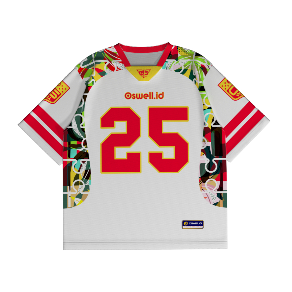 NFL COLLAR 2 JERSEY / Streetwear Jersey / Vintage Jersey / Retro / Hockey Jersey / Rugby Jersey