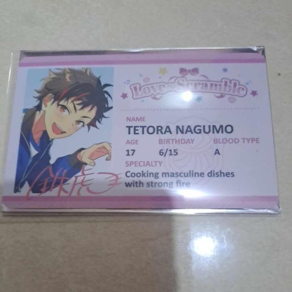 Ensemble stars enstars id card cn love scramble tetora nagmo