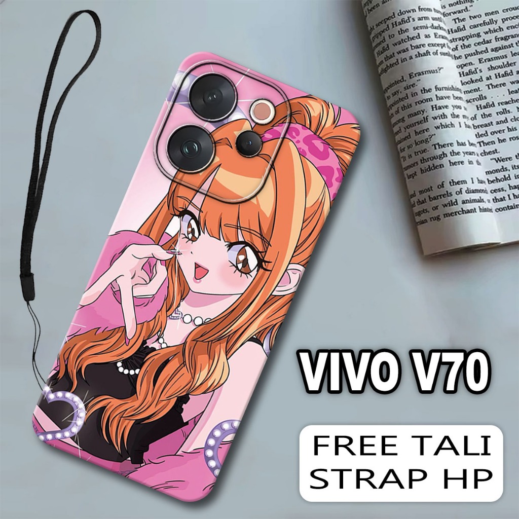 G34 - Softcase procamera vivo v70 เคสแฟชั่น barbie motif ใหม่ล่าสุดวัสดุยาง - เคสป้องกัน -