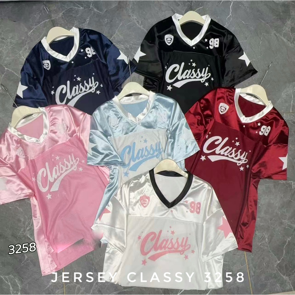 เสื้อยืด CLASSY BASEBALL TOP 3258 UNI BASEBALL T-SHIRT