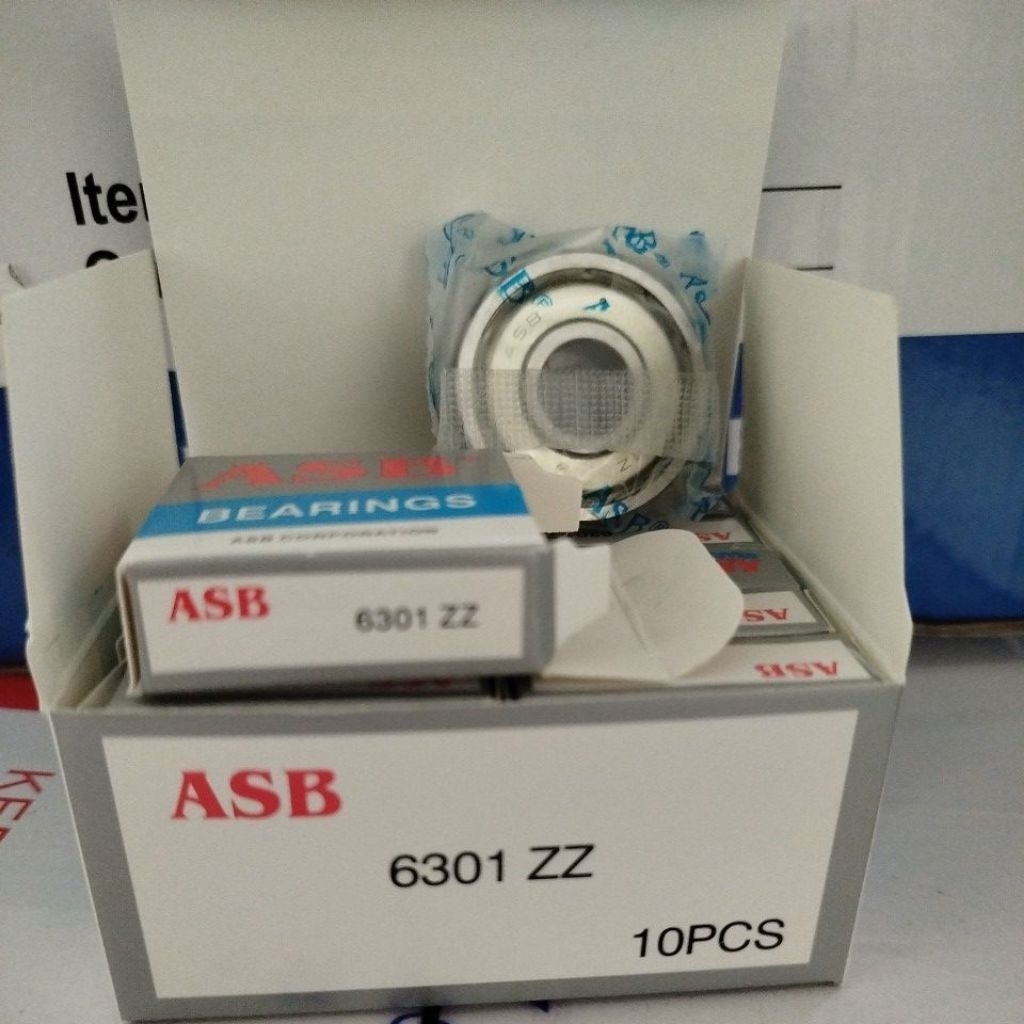 แบริ่ง 10 ชิ้น 6301_zz ASB