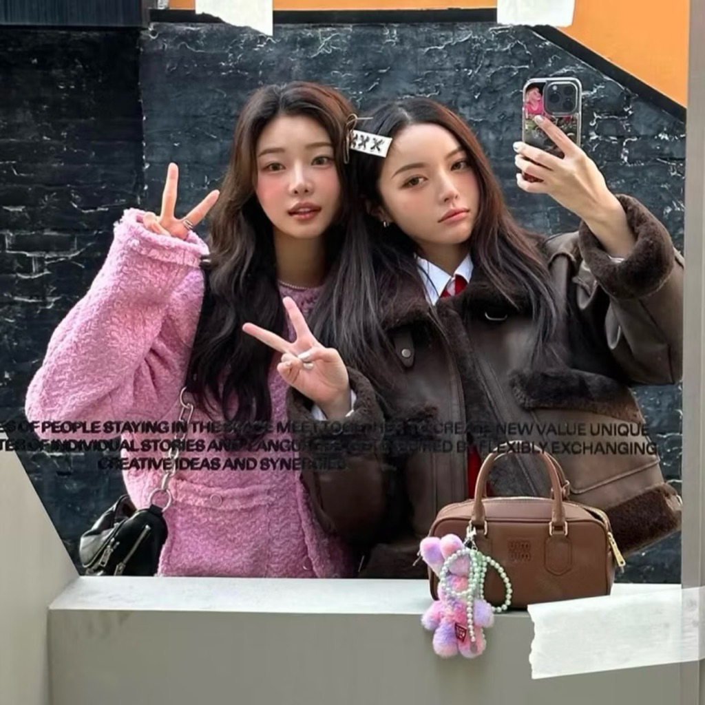 โกrjess.u | เบลเซอร์สีชมพูฤดูใบไม้ผลิ Hyeri