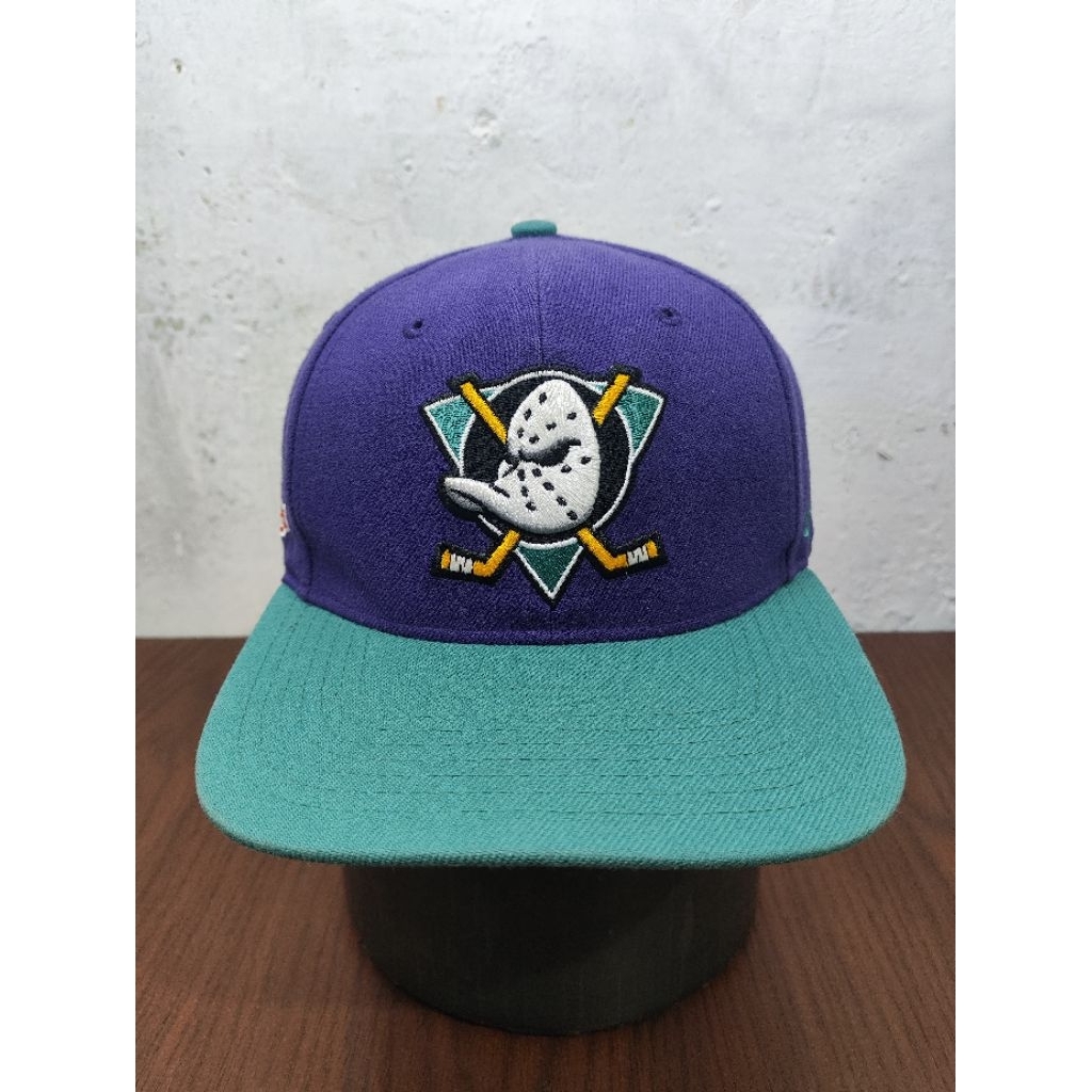 47 ยี่ห้อ NHL Anaheim Mighty Ducks 20th Anniversary SnapBack Hat หมวกเบสบอล