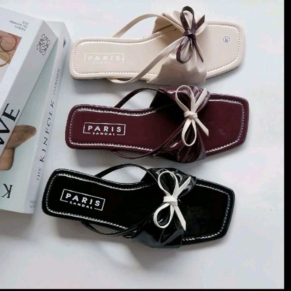 YORA Sandal keteplek Ribbon Edge Strap