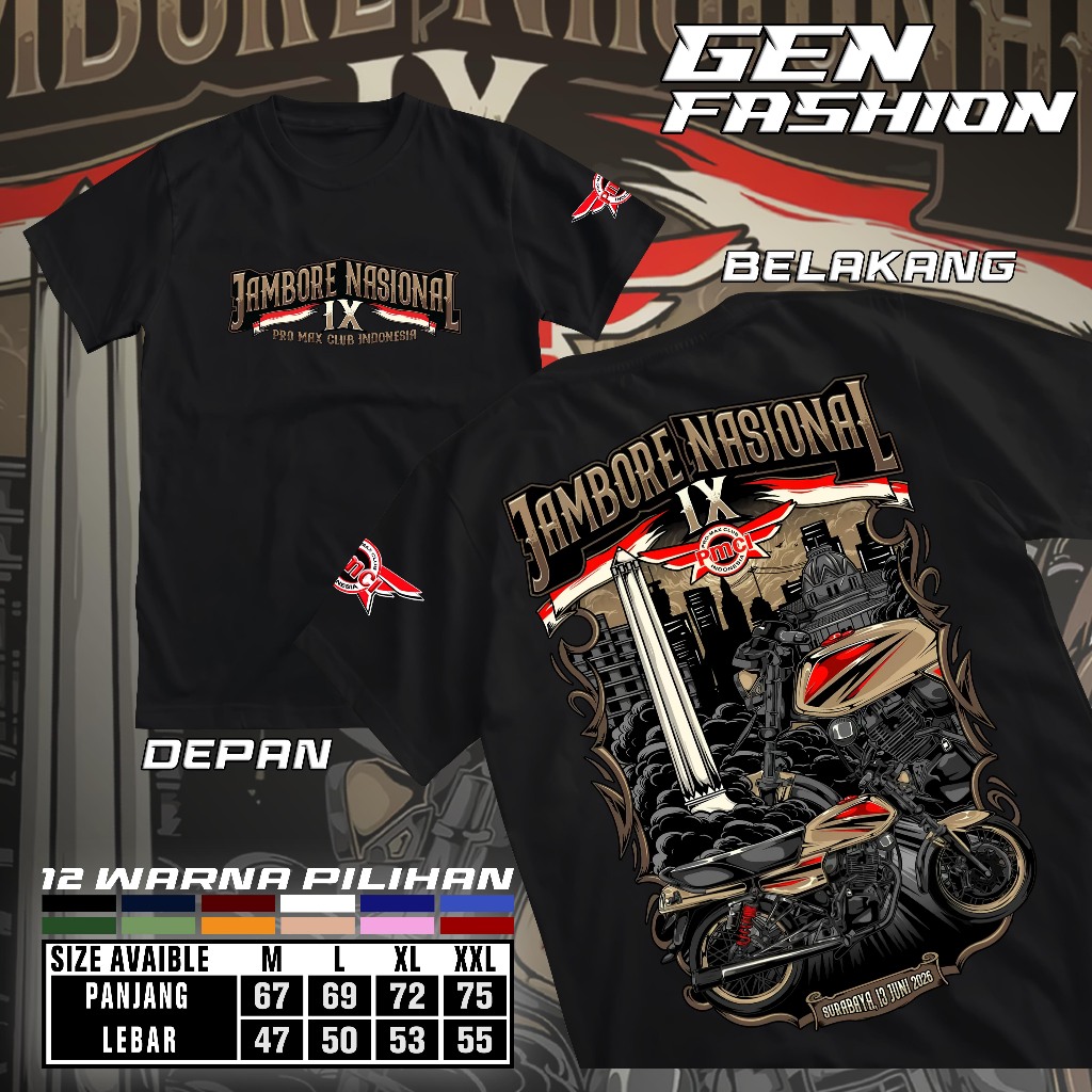 JAMANAS PMCI IX SURABAYA EVENT T-SHIRT 13TH DATE JUNE 2026