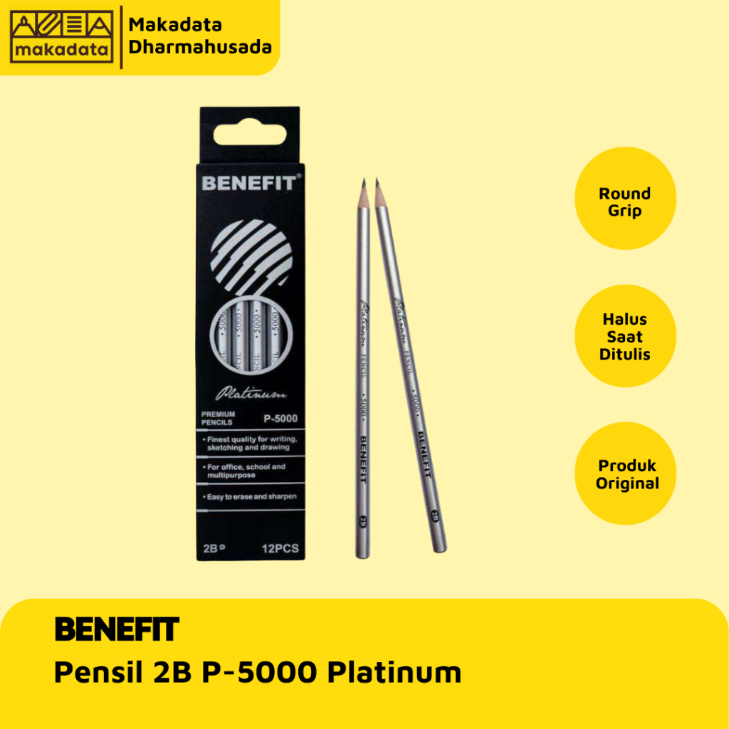 BENEFIT 2B PLATINUM PENCIL P-5000 (1 แพ็ค)