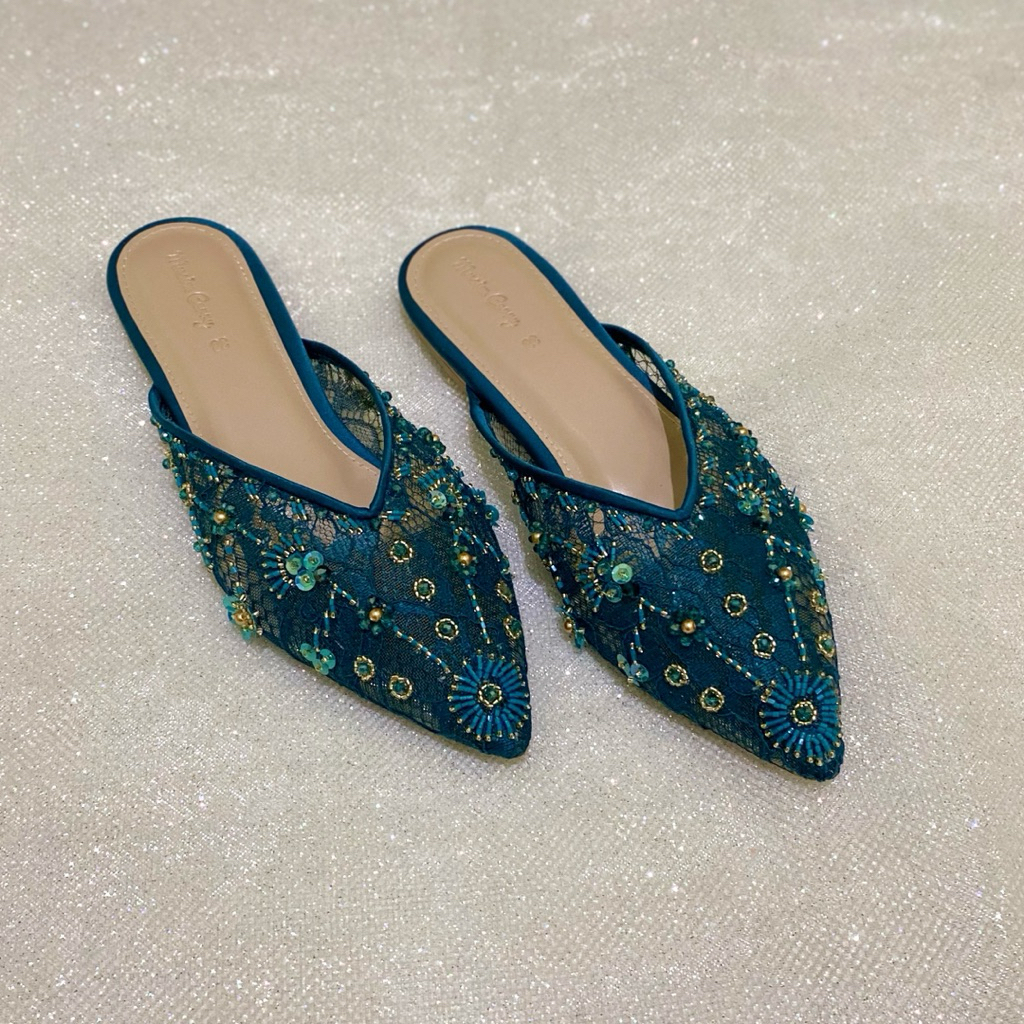 HIJAU CECIL EMERALD GREEN WEDDING SHOES WEDDING SHOES PARTY SHOES