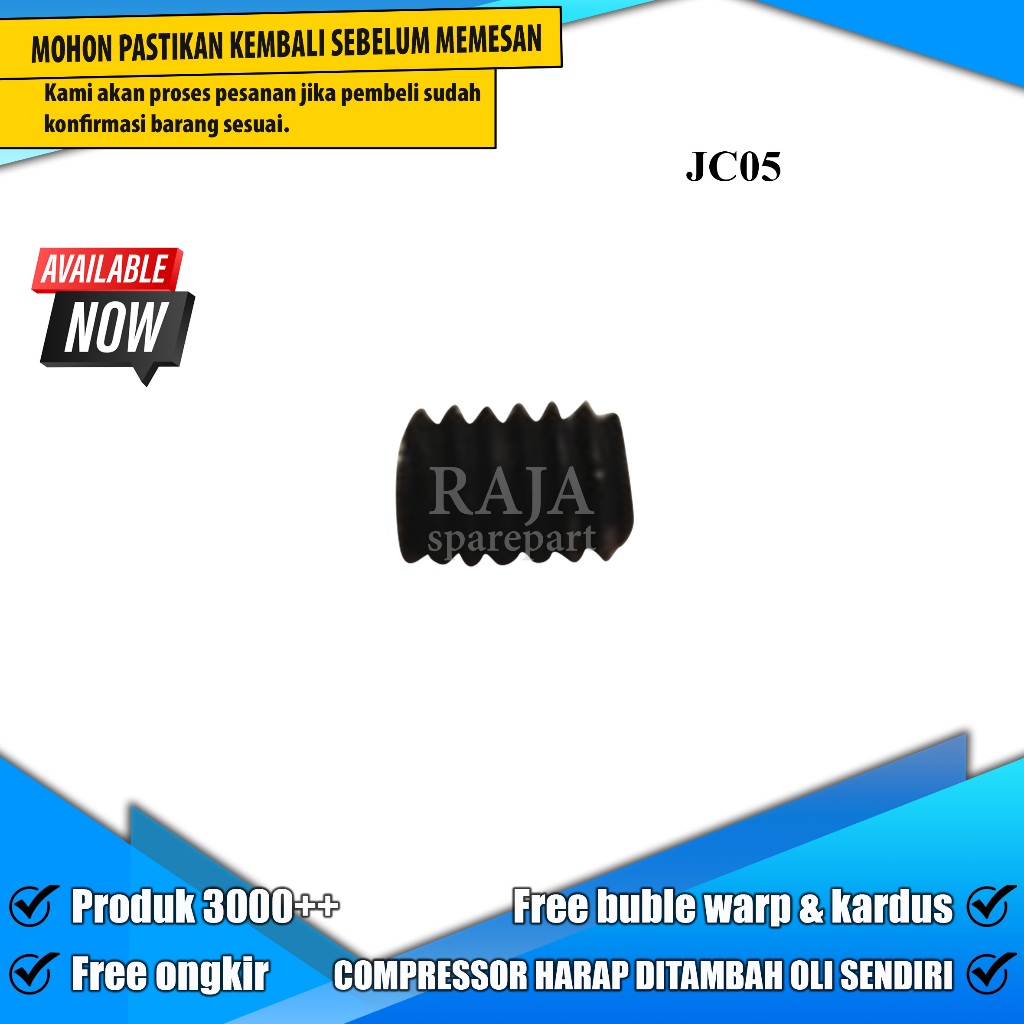 JC05 JET CEANER TOOL / อะไหล่ SPARE / BOLT / JC05