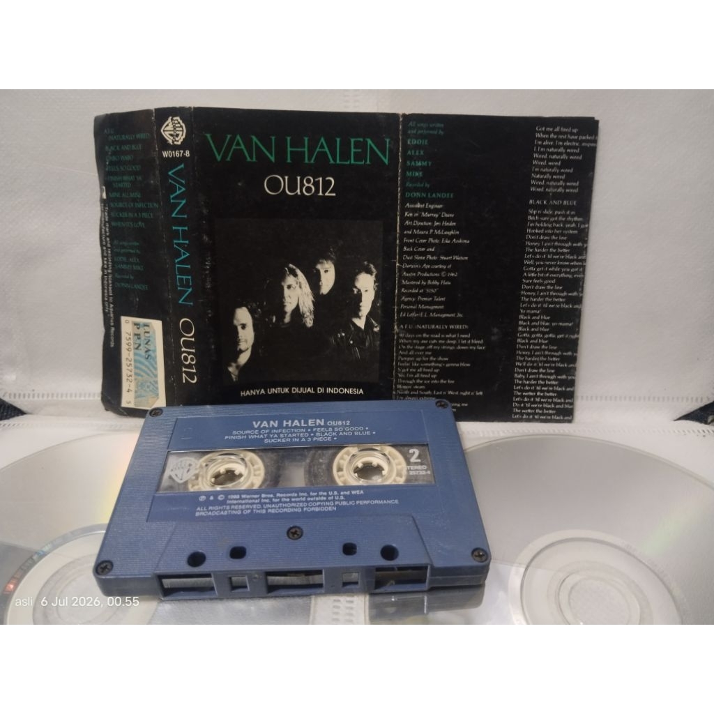 เทปคาสเซ็ท VAN HALEN ou812