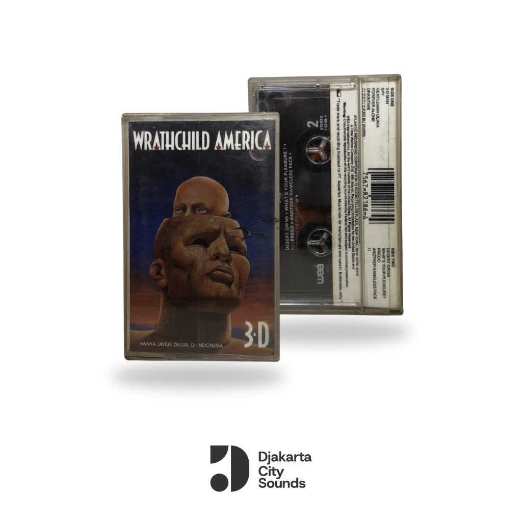 Wrathchild America Cassette Tape - 3D