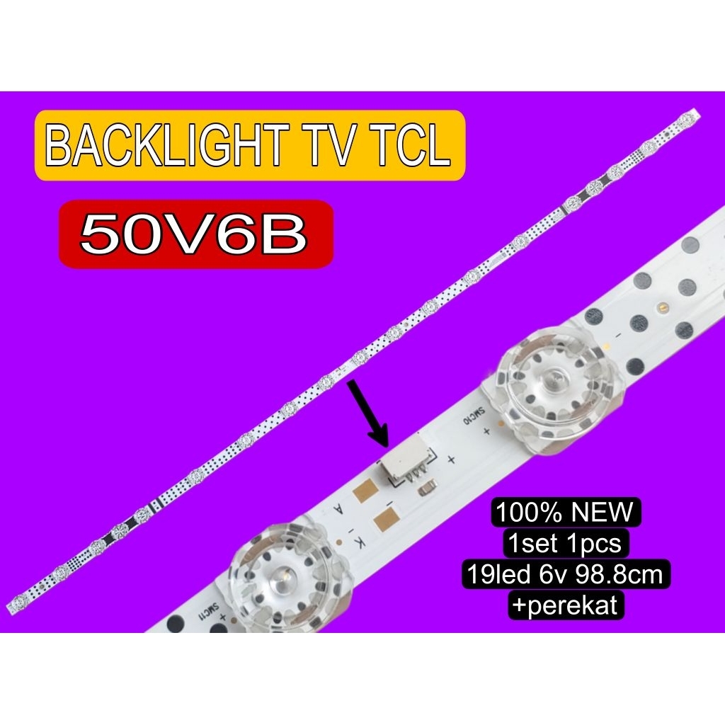 TCL 50V6B BL ทีวี LED BACKLIGHT